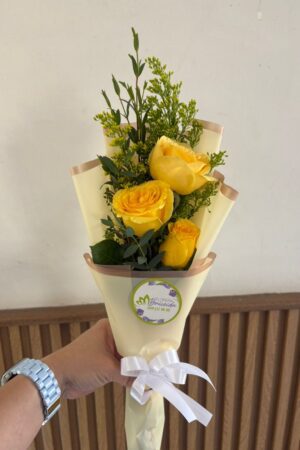 Ramo de 3 Rosas amarillas