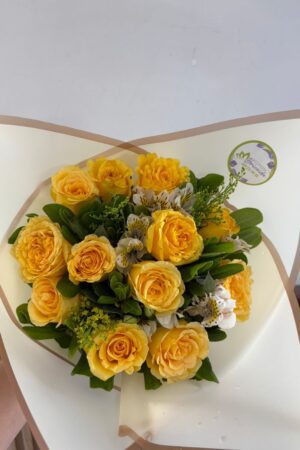 Ramo de 12 Rosas amarillas